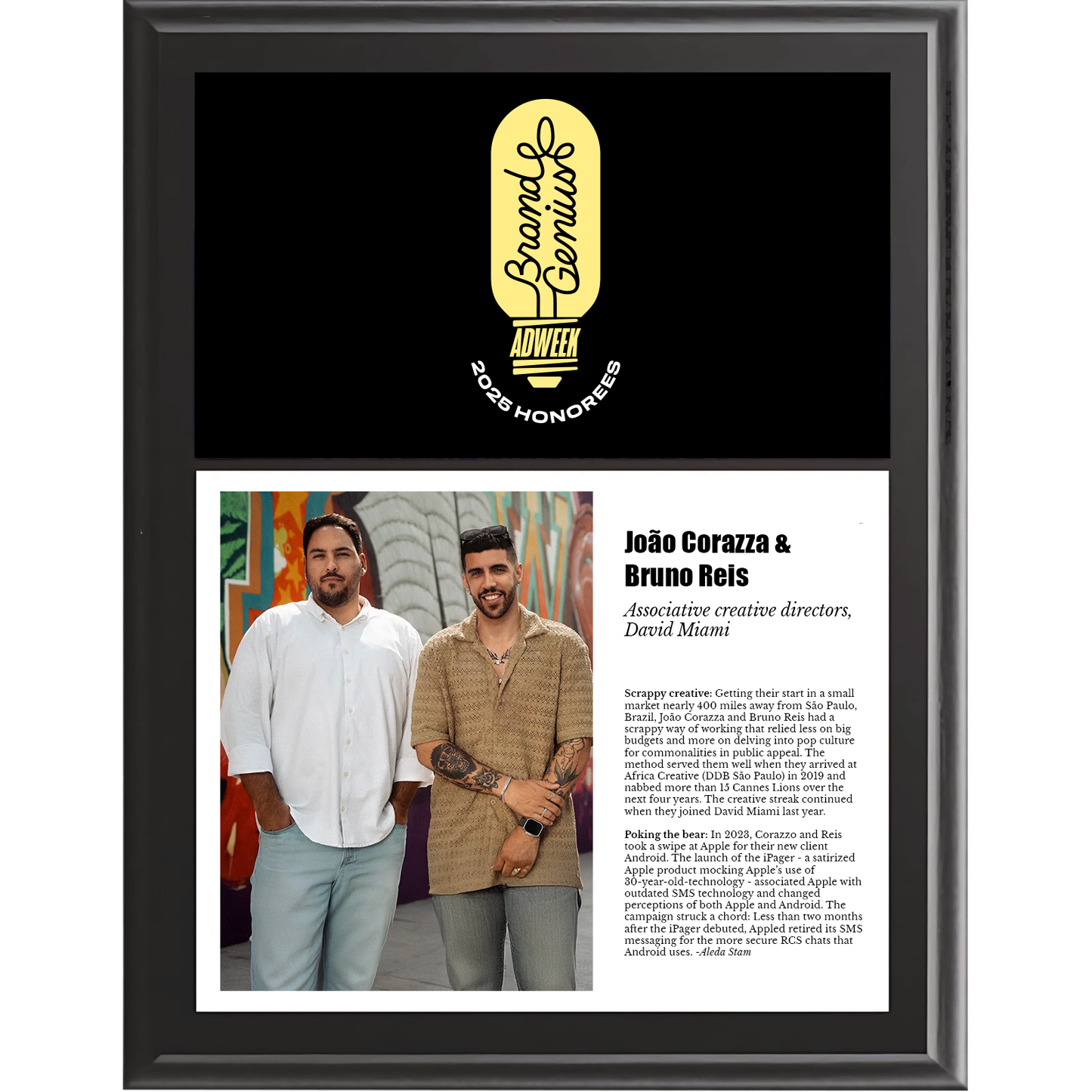 Brand Genius Trendsetter Award