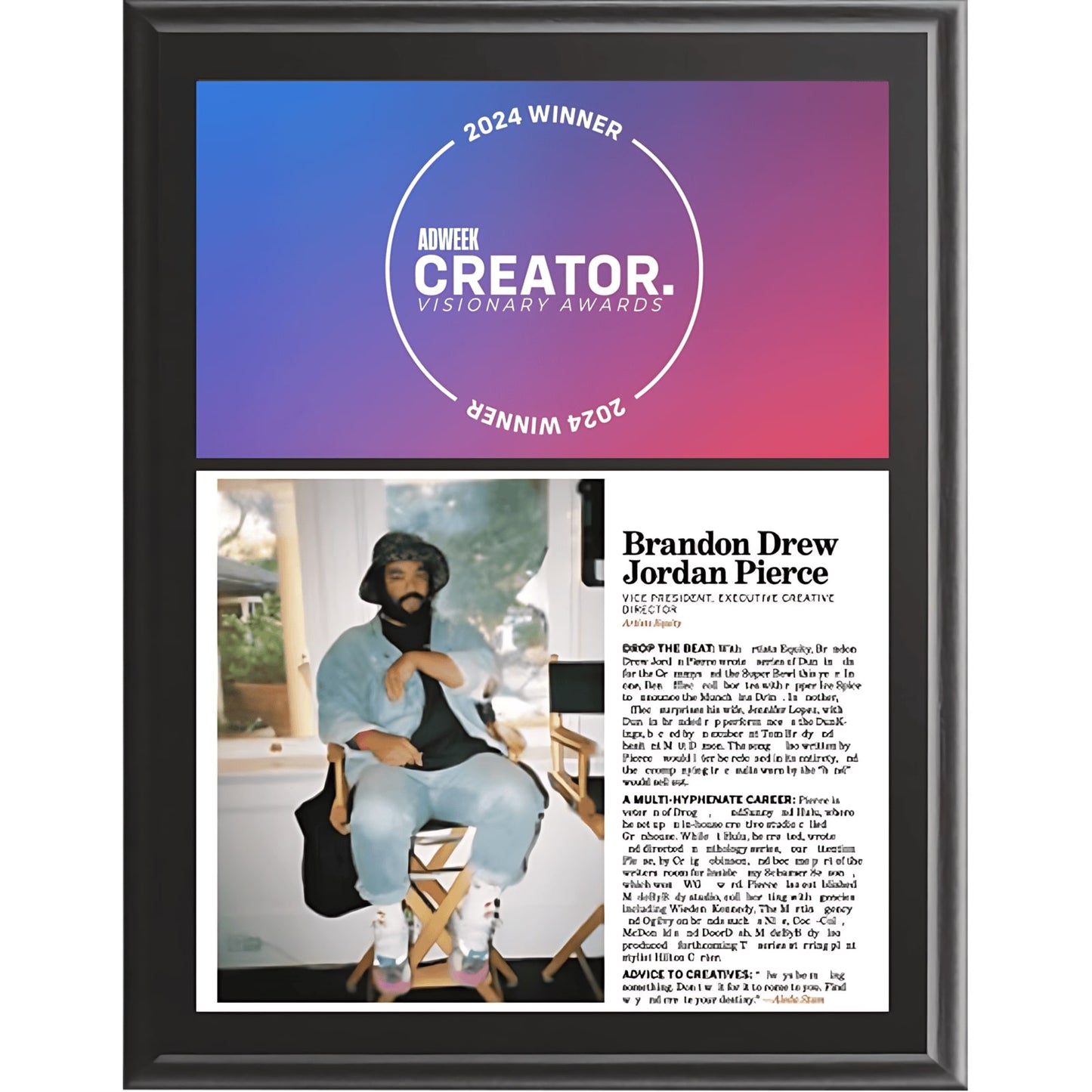 Creator Visionary Trendsetter Award