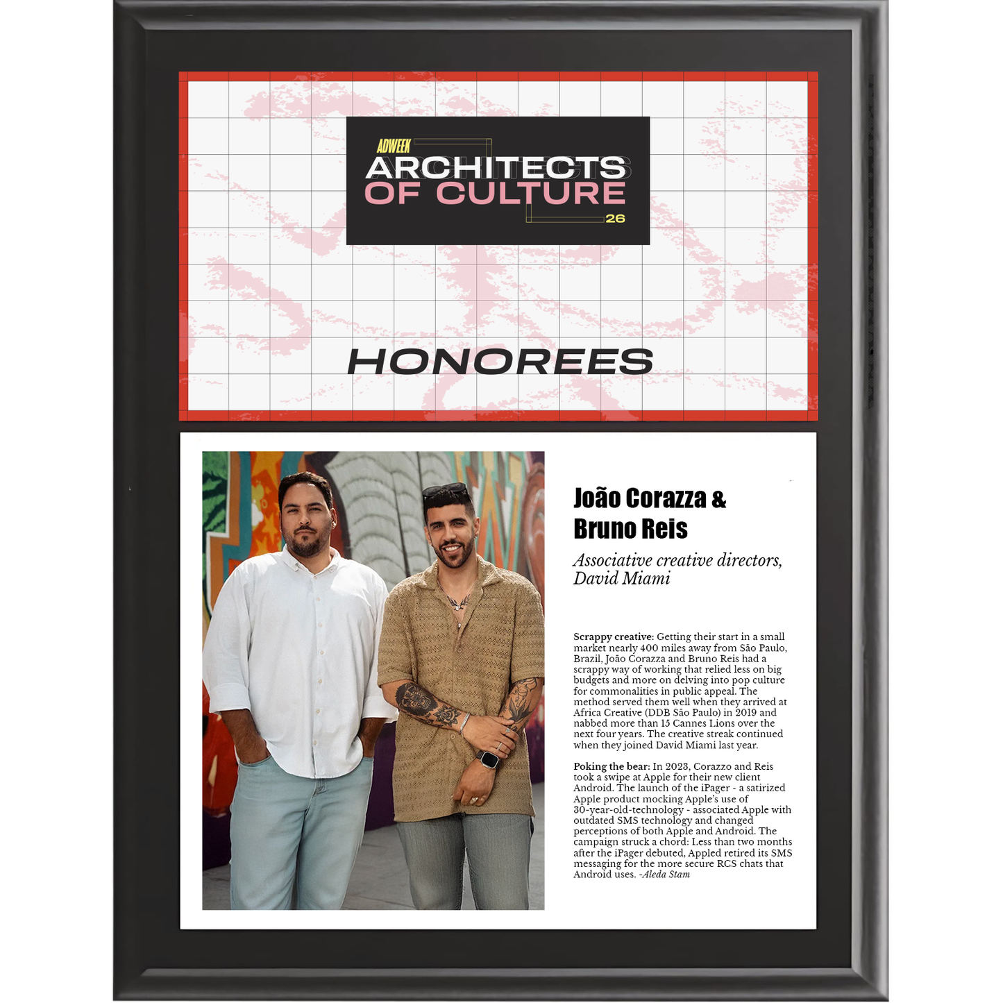 Architects of Culture Trendsetter Award
