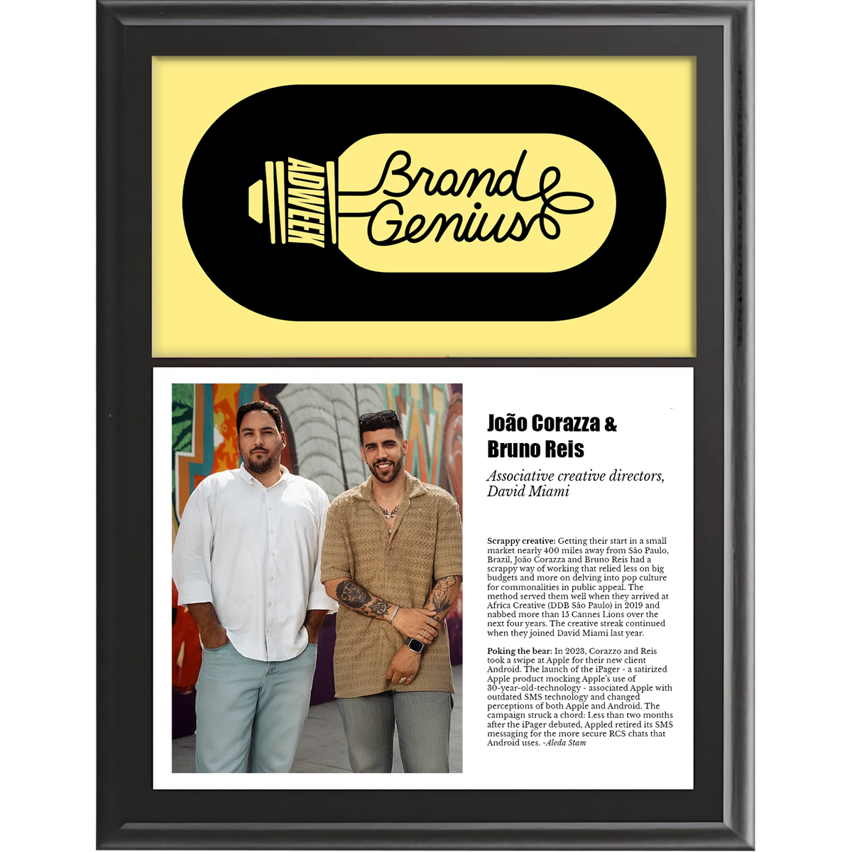 Brand Genius Trendsetter Award