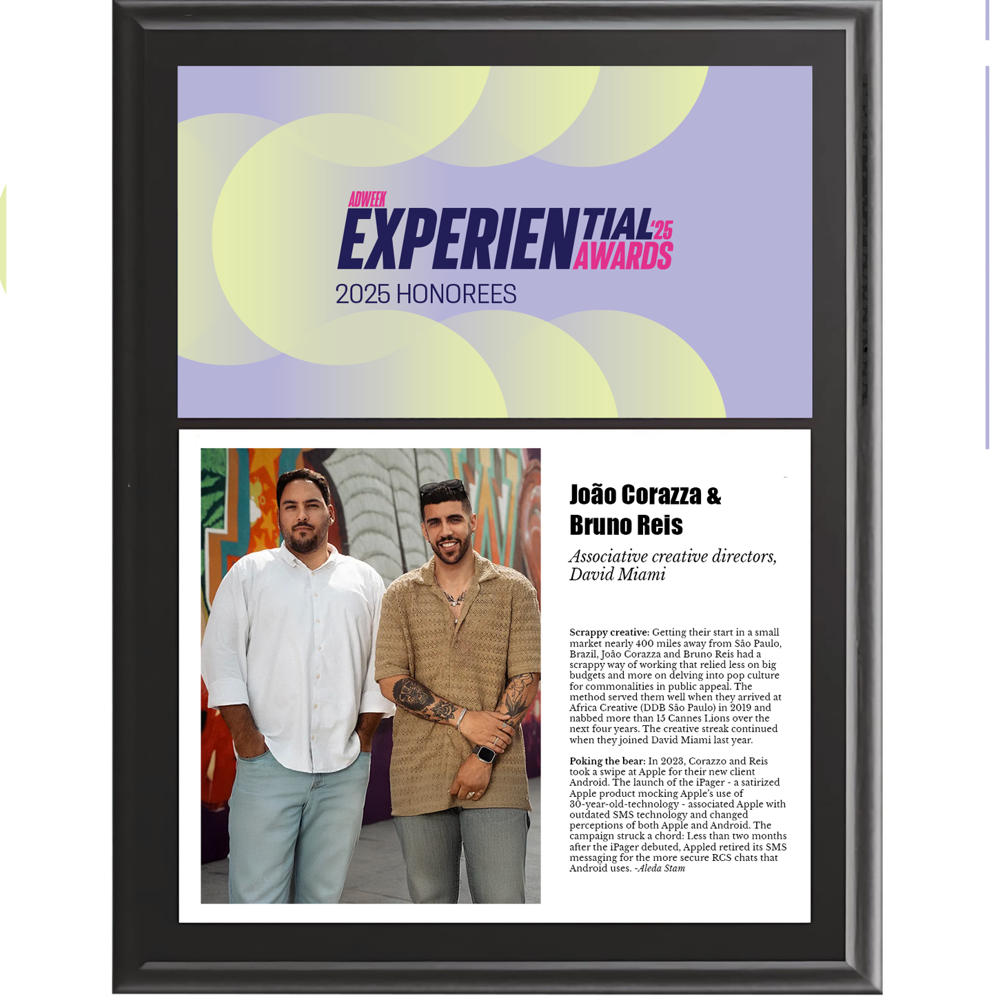 Experiential Trendsetter Award