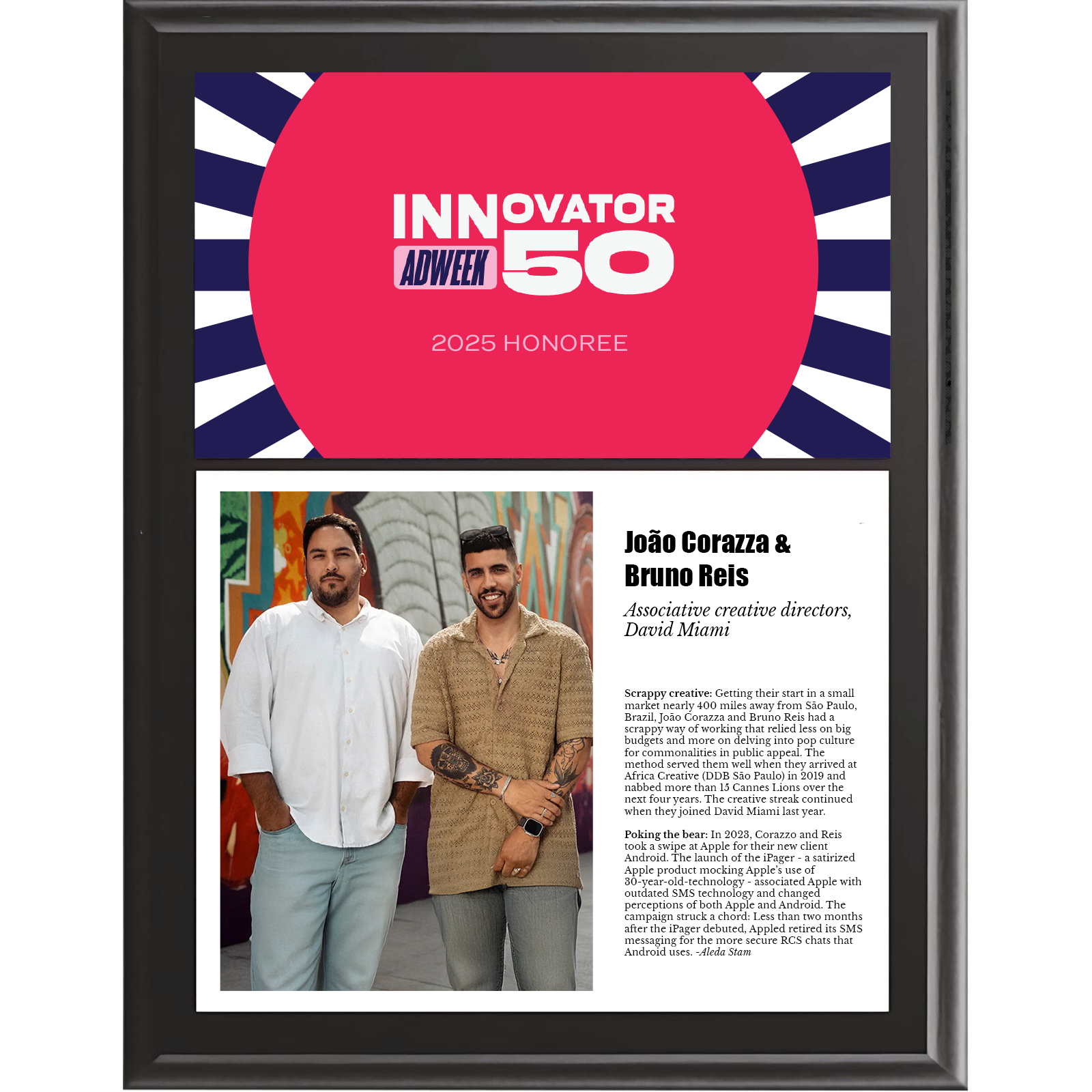 Innovator 50 Trendsetter Award – Adweek Licenses