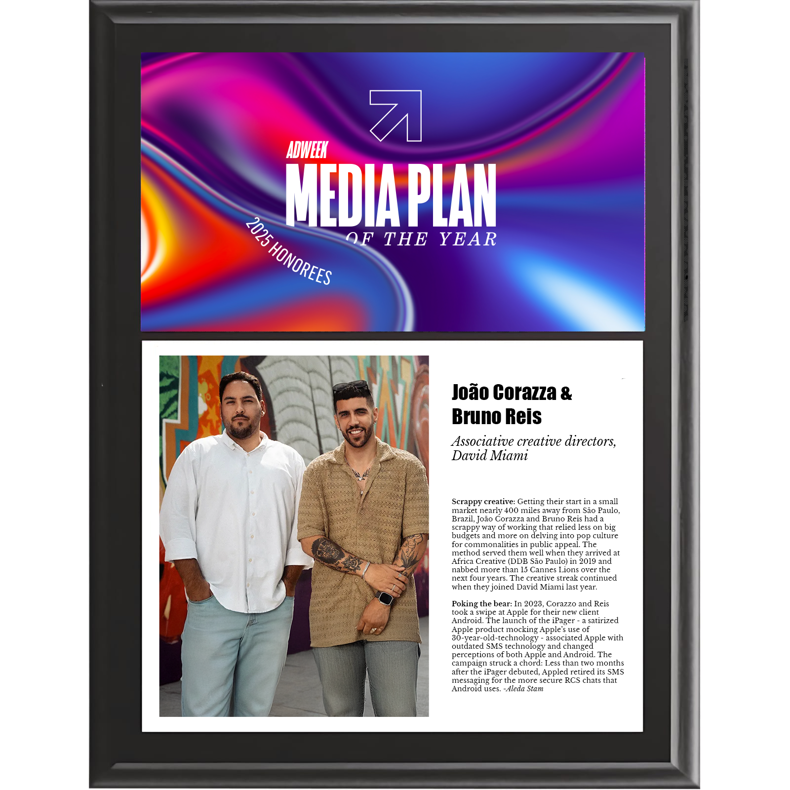 Media Plan of the Year Trendsetter Award – Adweek Licenses