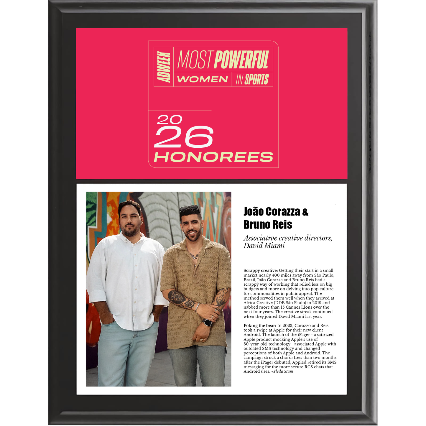 Most Powerful Women in Sports Trendsetter Award