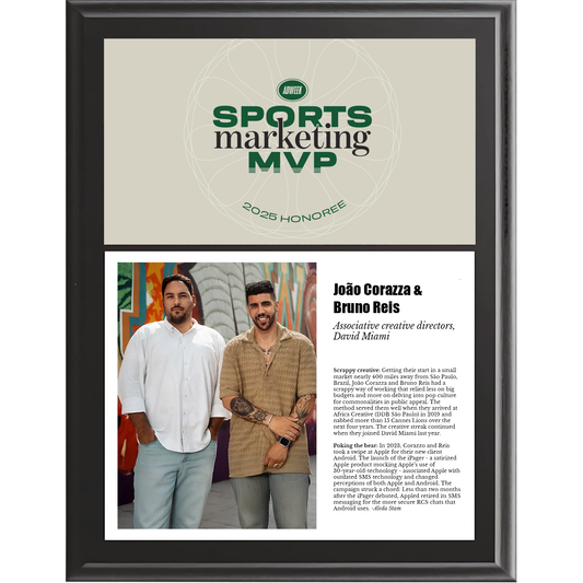 2025 Sports Marketing MVPs Trendsetter Award