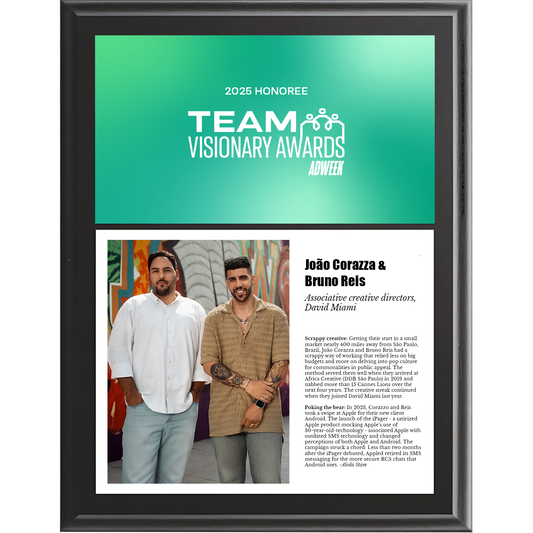 Team Visionary Awards Trendsetter Award
