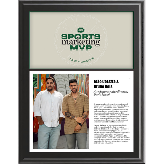 2025 Sports Marketing MVPs Trendsetter Award